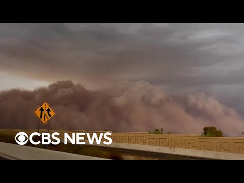Massive dust storm engulfing Phoenix, Burning Man festival captured in videos