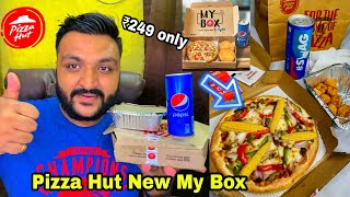 Pizza Hut ka ye New Meal Box try kiya kya || Pizza Hut Launched New My Box Meal ||  ₹249 only ||