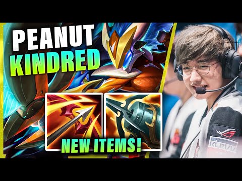 PEANUT PLAYING KINDRED JUNGLE W/ NEW ITEMS VS HECARIM | PRESEASON S11 KOREA CHALLANGER ELO STREAM !