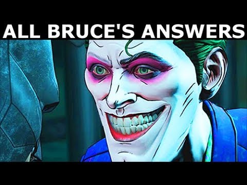 "You Murdered John Doe" - All Bruce's Answers - BATMAN Season 2 The Enemy Within Episode 5