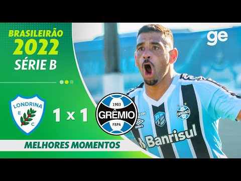 Gols e lances de Londrina x Grêmio