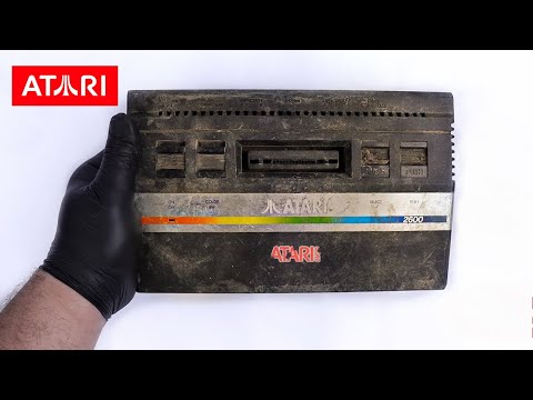 Restoring Atari 2600 JR Retro Console Restoration - ASMR