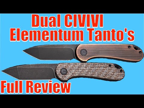 Dual CIVIVI Elementum Tanto's The Full Review