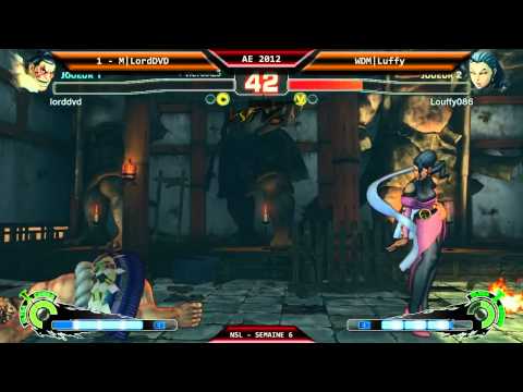 M|LordDVD x WDM|Luffy - NSL R06 - SSF4 AE 2012
