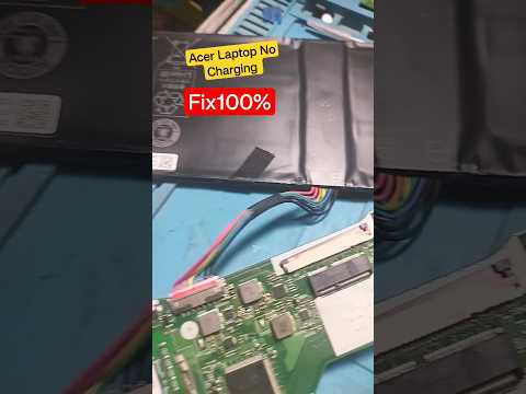 Fix100%No Charging Problem in Acer Laptop | Acer Laptop No Bettry Charging#macnitesh#2023shorts#Acer