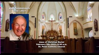 Joe Tennessen, Funeral Mass at St  Peter Catholic Church, Greeley CO