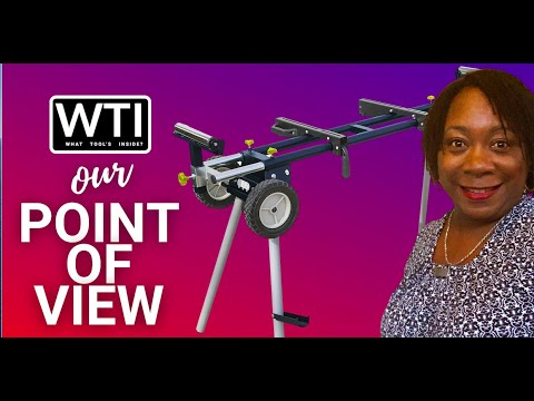 POWERTEC Portable Miter Saw Stands - WTI product video review