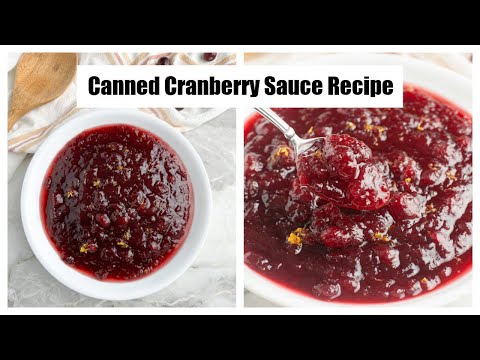 Canned Cranberry Sauce Recipe