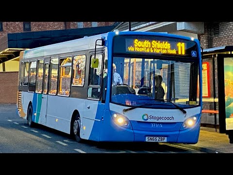 Through the Tyne Tunnel: Stagecoach North East 37315 (SN65ZBP) Alexander Dennis Enviro 200