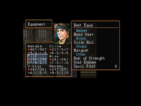 Suikoden II - 74 Highway Village #1 Recipe 26, Calf, recruit Humphrey & Futch (Save Kent 1)