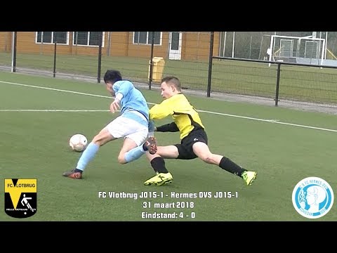 Samenvatting FC Vlotbrug JO15-1 - Hermes DVS JO15-1