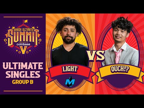 Light vs Ouch!? - Group D Ultimate Summit 5 - SSBU Singles | Fox vs Wolf