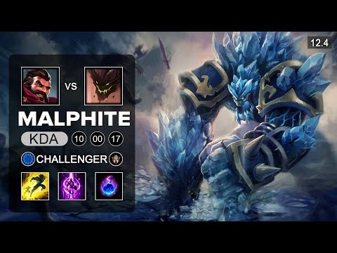 Malphite Top vs Graves - EUW Challenger - Season 12 Patch 12.4