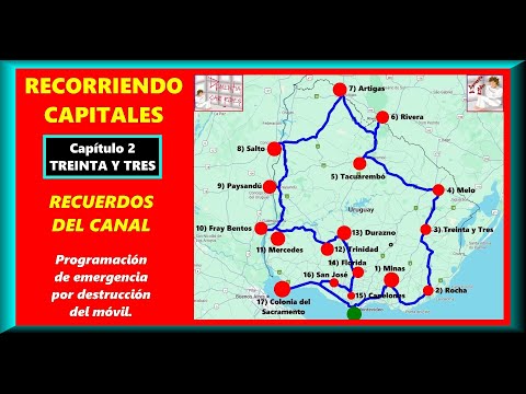 Capitales de Uruguay - TREINTA Y TRES