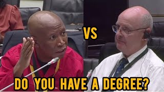 Watch Malema EXPOSES Paul O'Sullivan's Lack of Qualifications for Aviation & Security Role!" 