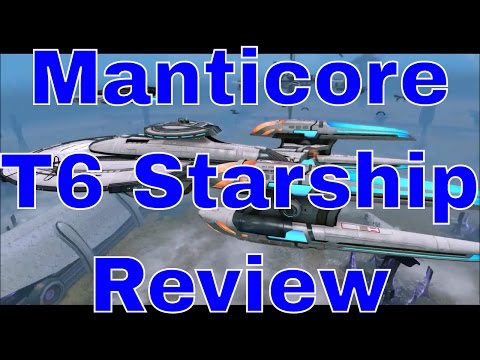 Chimera Manticore Class Heavy Destroyer T6 Veteran Reward Starship Review Demo - Star Trek Online