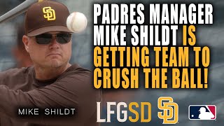 PADRES MANAGER MIKE SHILDT HAS TEAM HITTING THE SH*T OUT OF THE BALL!  GREAT HIRE FOR A.J. PRELLER!
