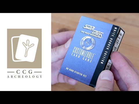 Star Trek CCG Premiere Starter Deck Unboxing/Opening (STCCG) - CCG Archeology