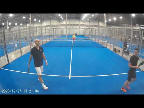 Padel United 27/12-20 F Lorentzon, A Bigner VS: M Muhic, P Mavrikakis