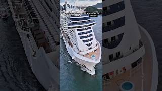 MSC SEAVIEW cruise ship  Santos navio  cruzeiro Buzios  @cruzeiros2025 insta360  #shorts