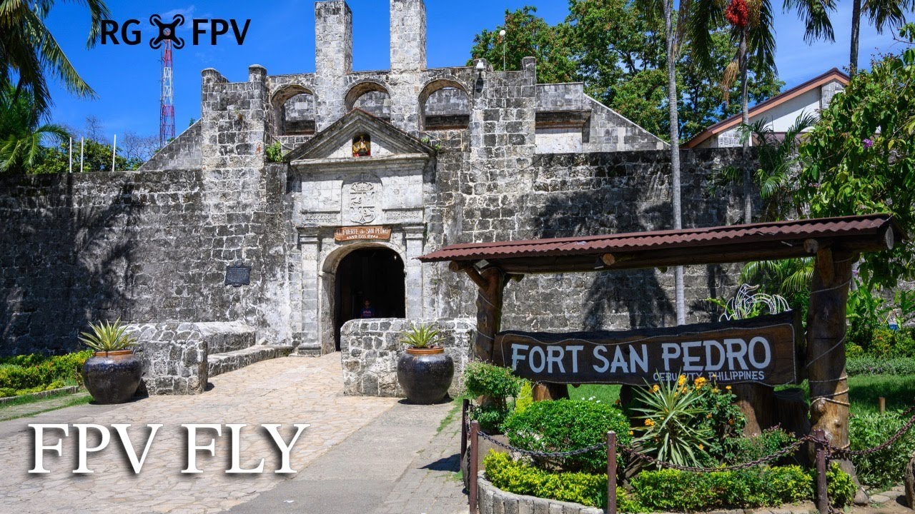Discover the captivating aerial highlights of Fort San Pedro.
