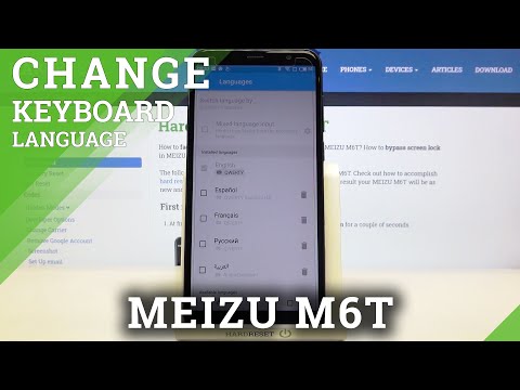 How to Change Keyboard Language in MEIZU M6T – Language Settings