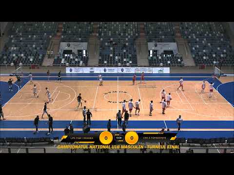 TURNEUL FINAL U18 M: LPS Bihorul CSM 1 Oradea - CSS A Targoviste