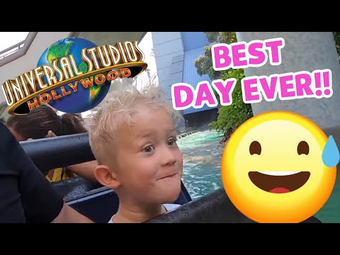BEST DAY EVER at Universal Studios with Stella and Jameson!!! | We love our family ❤️