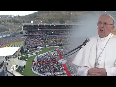 Papa Francisco canta Vive Jesús el Señor - México 2016