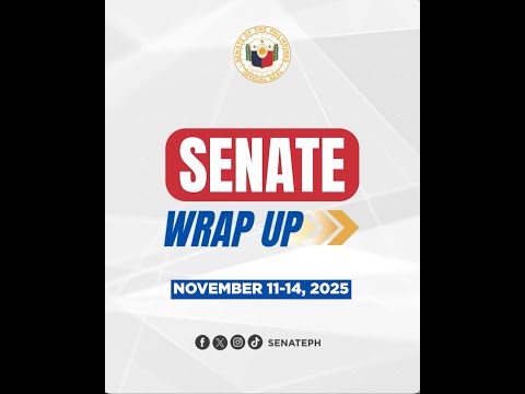 Senate Wrap-up (November 11-14, 2025)