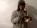 Trombone Playing Katyusha 