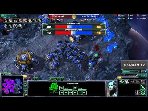 StealthTV Starcraft 2 PRO ThorZaIN v Leenock TvZ