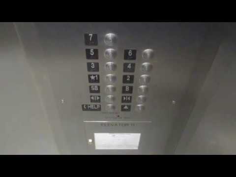 Modernized ThyssenKrupp Traction Elevators at the Texas Capitol Complex Guadalupe Lavaca Garage.