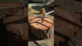 Download lagu Men Are Smart ⚙️ Split Firewood Faster Than a Machine! 🔥💪 | Wranglerstar mp3