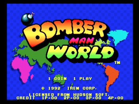 Bomberman World - Arcade Gameplay - Irem 1992