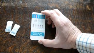 Coretest 7 in 1 drug testing kits demonstrated. How to do a drug test
