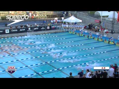 Men's 50m Freestyle B Final   2013 Junior Nationals