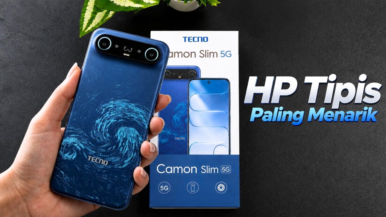 HP TERCANTIK DARI TECNO‼️TECNO CAMON SLIM AKHIRNYA HADIR RESMI, SIAP BELI?