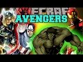 Minecraft THE AVENGERS THE HULK THOR IRON MAN CAPTAIN AMERICA Mod Showcase