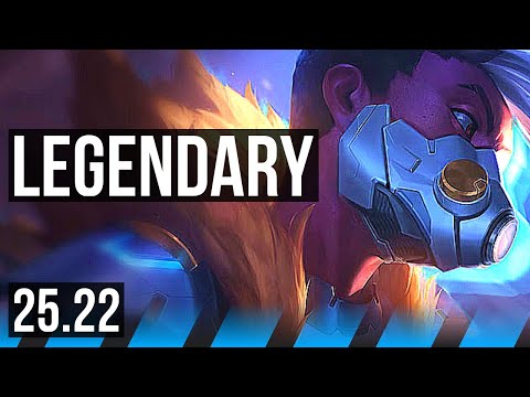 EKKO vs RENEKTON (MID) | 18/1/7, 59k DMG, Legendary, 7 solo kills | EUW Master | 25.22