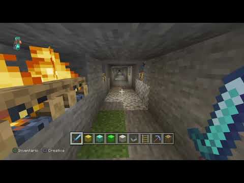 MINECRAFT PS4 - COME COSTRUIRE GALLERIE SOTTERRANEE IN UN VILLAGGIO MINECRAFT