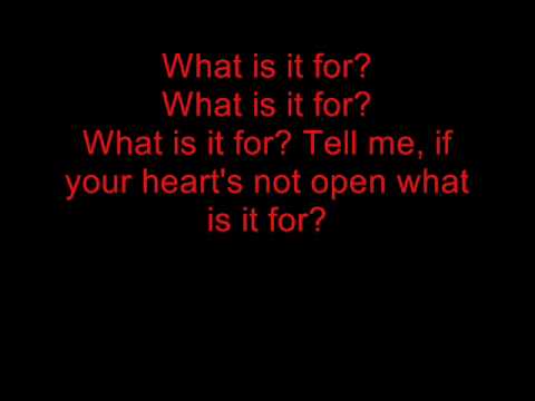 The Jeevas - What Is It For? LYRICS