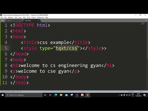 2 1 Explain CSS Cascading Style Sheet in Html in website designing Learn Website design in Hindi