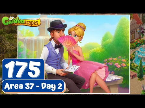 Gardenscapes - Part 175 - Area 37 - Day 2 - Gameplay