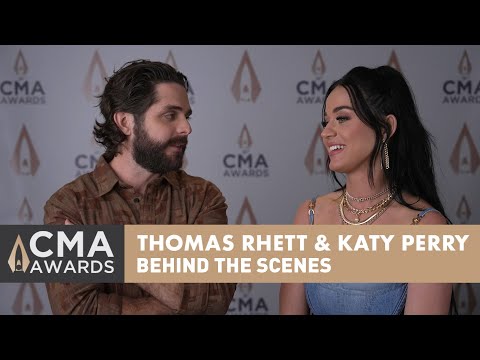 Thomas Rhett & Katy Perry - The 56th Annual CMA Awards (Behind The Scenes)