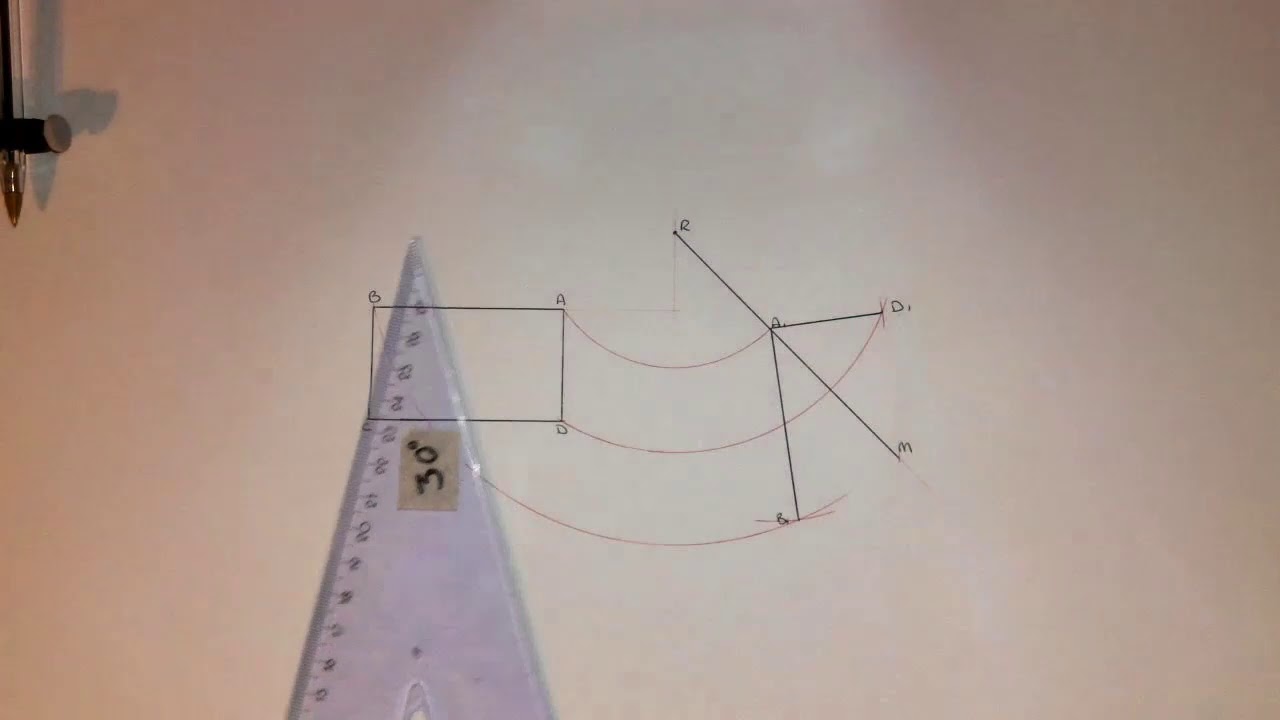 3rd Yr Transformation Geometry (Rotation to a Line)