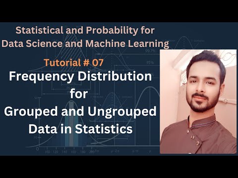Tutorial 07 Frequency Distribution for Grouped and Ungrouped Data in Statistics