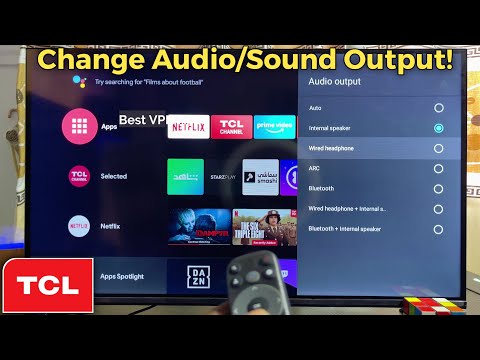 TCL Smart TV: How to Change Audio/Sound Output