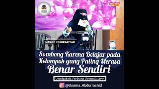 Download lagu Sombong karena belajar kelompok yang paling benar sendiri || Ustdzah Dr.Ferihana ummu sulaym mp3 Download lagu Sombong karena belajar kelompok yang paling benar sendiri || Ustdzah Dr.Ferihana ummu sulaym mp3