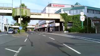 preview picture of video 'Iserlohn Fahrt von der Dortmunder Straße durch das Zentrum zur Mendener Straße 05.08.2013'
